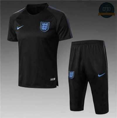 Camiseta Inglaterra Entrenamiento Negro 2018-2019