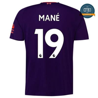 Camiseta Liverpool 2ª Equipación 10 Mané 2018