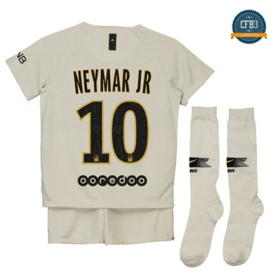 Camiseta PGS 2ª Equipación Niños 10 NEYMAR JR 2018