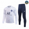 Cfb3 Camisetas 20204 - Chándal PSG Equipación Gris/Blanco Cuello redondo 2019/2020