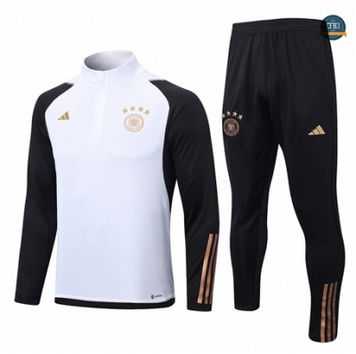 Diseñar Cfb3 Camiseta Chándal Alemania Equipación Blanco 2022/2023