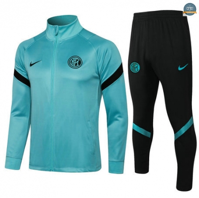 Cfb3 Chaqueta Chandal Inter Milan Equipación Verde Col Haut 2021/2022