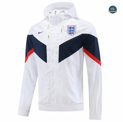 Crear Cfb3 Camiseta Chaqueta Rompevientos Inglaterra Equipación Blanco 2022/2023