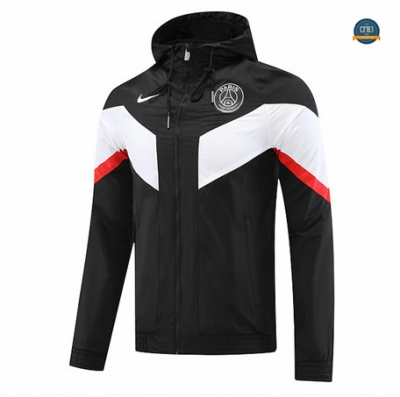 Crear Cfb3 Camiseta Chaqueta Rompevientos Paris PSG Equipación Negro 2022/2023