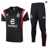 Buscar Cfb3 Camiseta Entrenamiento AC Milan + Pantalones Equipación Negro 2023/2024