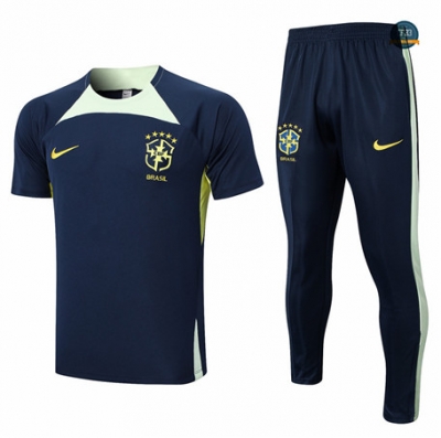 Crear Cfb3 Camiseta Entrenamiento Brasil + Pantalones Equipación Azul 2023/2024
