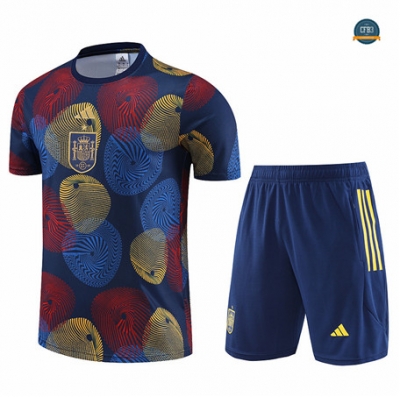 Comprar Cfb3 Camiseta Entrenamiento España + Pantalones Equipación Azul 2023/2024
