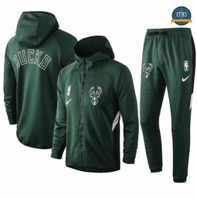 Cfb3 Camiseta Chándal Milwaukee Bucks - Verde