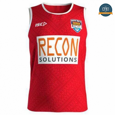 Cfb3 Camiseta Chaleco Rugby Tonga 2018/2019