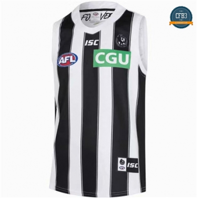 Cfb3 Camiseta Rugby AFL Collingwood Magpies 2019/2020 Blanco