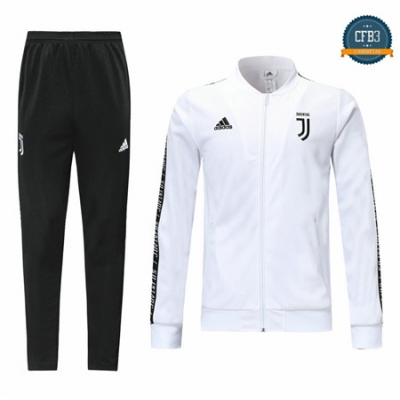 Cfb3 Camisetas D103 Chaqueta Chandal Juventus Blanco/Negro 2019/2020