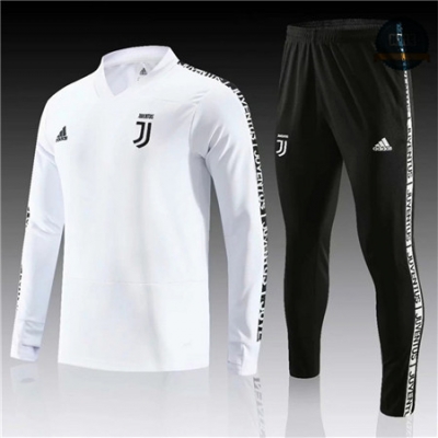 Cfb3 Camisetas D112 Chandal Juventus Blanco/Negro 2019/2020 Cuello V