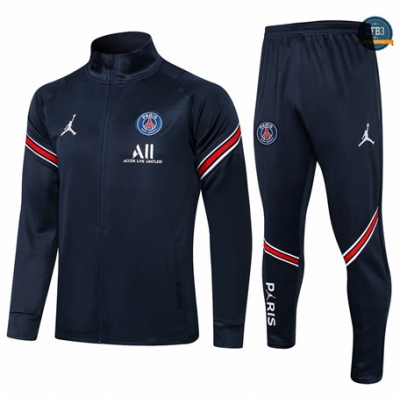 Cfb3 Chaqueta Chandal PSG Jordan Equipación Azul Oscuro 2021/2022