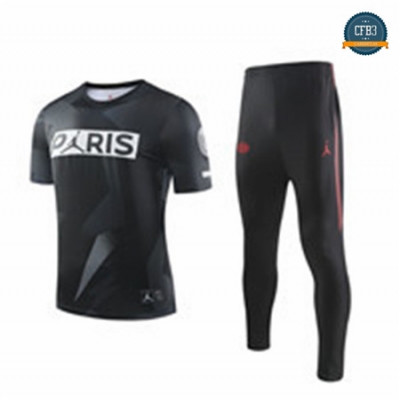 Cfb3 Camisetas D156 Entrenamiento PSG Negro 2019/2020 Cuello redondo