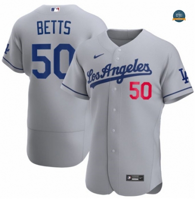 Cfb3 Camiseta Mookie Betts, Los Angeles Dodgers - Gray