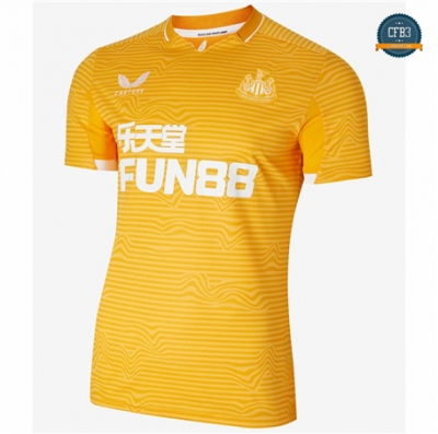 Cfb3 Camiseta Newcastle United Portero 2ª Equipación Amarillo 2021/2022