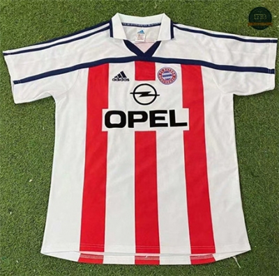 Cfb3 Camisetas Rétro 2000-01 Bayern Munich 2ª Equipación