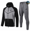 Cfb3 Chándal Nike Sudadera con Capucha Manga Tech Fleece Gris/Negro 2020/2021
