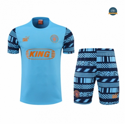 cfb3 camisetas Entrenamiento Manchester City + Cortos Equipación 2022/2023 cfb3 104