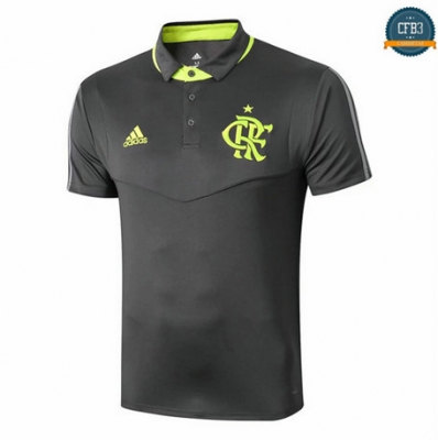 Cfb3 D194 Camiseta Flamengo Pre-Match Negro/POLO 2019/2020