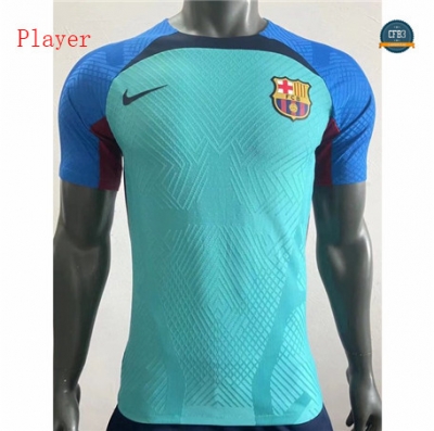 cfb3 camisetas Player Version Barcelona Equipación Entrenamiento Verde 2022/2023