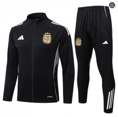 Replicas Chaqueta Chándal Fútbol Argentina Equipación negro/Blanco 2025/2026