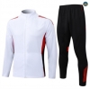 Crear Chaqueta Chándal Fútbol Bayern Munich Equipación Blanco/rojo/negro 2025/2026