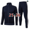 Nuevas Chaqueta Chándal Fútbol Juventus Equipación Azul marino/Blanco 2025/2026