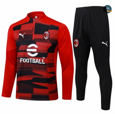 Crear Chándal AC Milan Niños Equipación rojo 2024/2025