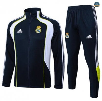 Diseño Chaqueta Chándal Fútbol Real Madrid Enfant Equipación verde/Blanco/verde 2025/2026