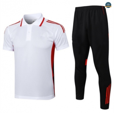 Venta Bayern Munich Polo + Pantalones Equipación Blanco/negro/rojo 2025/2026