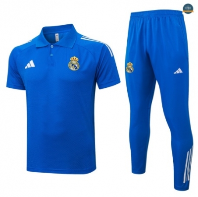 Crear Real Madrid Polo + Pantalones Equipación Azul/Blanco 2025/2026
