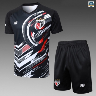 Diseñar Sao Paulo + Pantalón Equipación negro 2025/2026