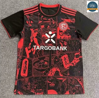 Camiseta futbol Fortuna Düsseldorf Equipación Especial Negro/Rojo 2025/2026