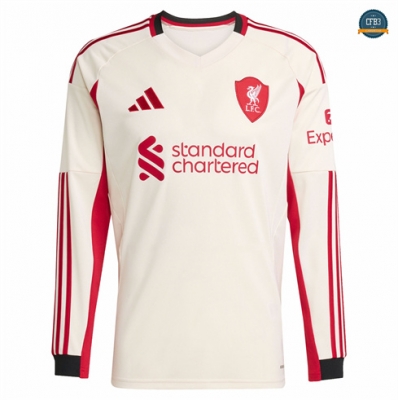 Camiseta futbol Liverpool 2ª Equipación Manga Larga 202025/2026