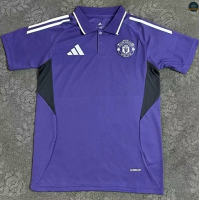 Camiseta futbol polo Manchester United Equipación Training Púrpura 2025/2026