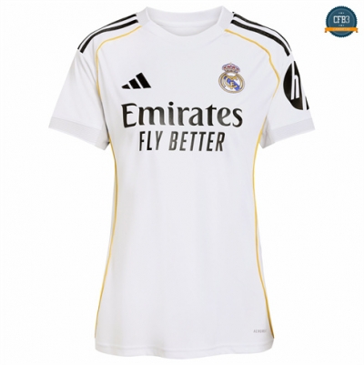 Venta Camiseta Real Madrid Mujer 1ª Equipación 2025/2026