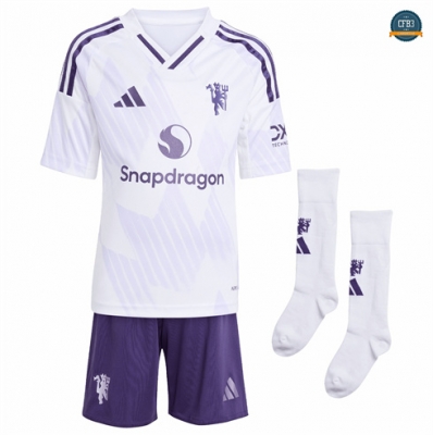 Buscar Camiseta futbol Manchester United Niño 2ª Blanco 2025/2026
