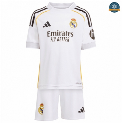 Crear Camiseta Real Madrid Niño 1ª Equipación 2025/2026