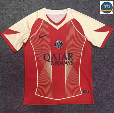 Camiseta futbol Paris Saint Germain Equipación Especial rojo 2025/2026