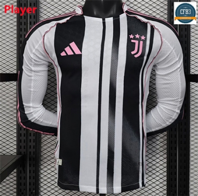 Camiseta futbol Juventus Player 1ª Equipación Manga Larga 2025/2026