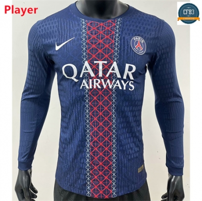 Camiseta futbol Paris Saint Germain Player 1ª Equipación Manga Larga 2025/2026