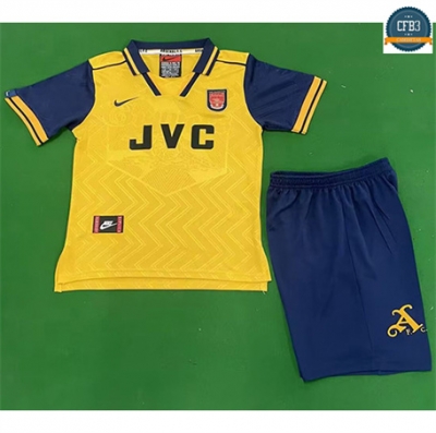 Camiseta futbol Retro 1996-97 Arsenal Niño 2ª Equipación