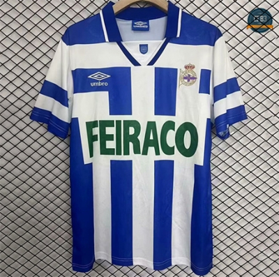 Cfb3 Camiseta futbol Retro 1994-95 Deportivo 1ª Equipación