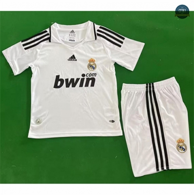 Camiseta futbol Retro 2008-09 Real Madrid Niño 1ª Equipación