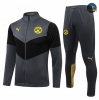 Cfb3 Chaqueta Chandal Borussia Dortmund Equipación Gris Oscuro Cuello alto 2021/2022