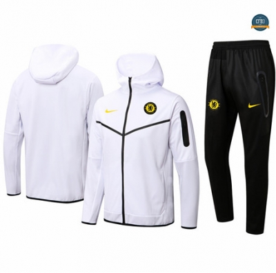 Cfb3 Camiseta Chaqueta Chandal Chelsea Equipación Sombrero Blanco 2022/2023