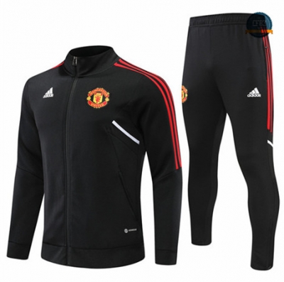 Cfb3 Camiseta Chaqueta Chandal Manchester United Equipación Negro 2022/2023 f138