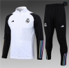 Cfb3 Camiseta Chaqueta Chándal Niño Real Madrid Equipación Blanco 2024/2025