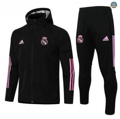 Cfb3 Chaqueta Rompevientos Real Madrid Equipación Negro 2020/2021